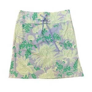 Tibi blue & green floral pencil skirt size 6